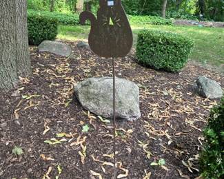 Metal Cat Lawn Ornament