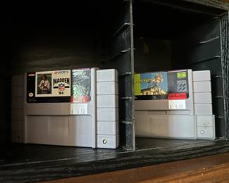 SNES Paperboy,  SNES Madden '94
