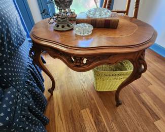 Accent Table with inlay details
