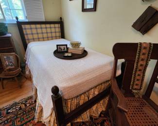 Upholstered Twin Bed (pair available)