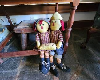 Vintage Raggedy Ann and Andy