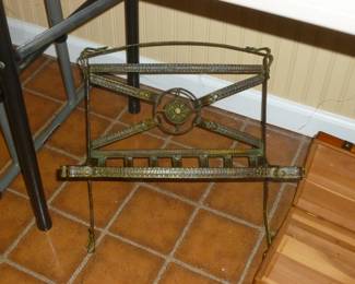 neat antique magazine rack