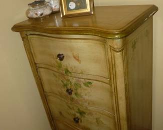 Painted small chest