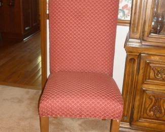High back chair..one of a pair