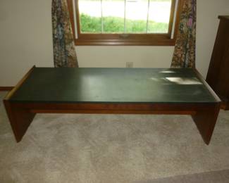 mid-century Lane slate-top coffee table