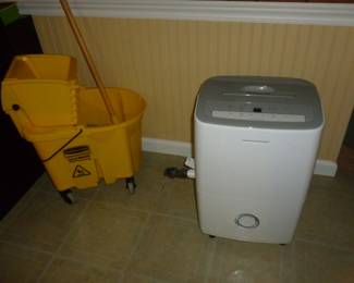 Dehumidifier, mop bucket