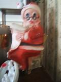 Vintage Chalk Santa0
