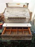 1800's Model 332 National Cash Register with Finish C (bronze) requires restoration for a stunning piece! Who would've painted such a beautiful thing silver?