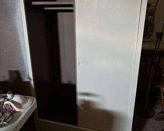 Metal wardrobe. There are two of these. Very light and easy to move