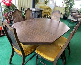 Dining table and chairs