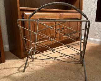 Mid century magazine rack