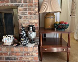 Willet mid century solid cherry side tables