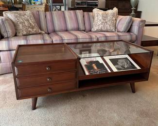 Willet mid century solid cherry coffee table