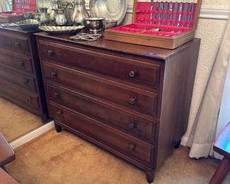 Willet mid century solid cherry chest of drawers