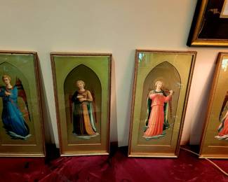 Set of 12 gothic prints