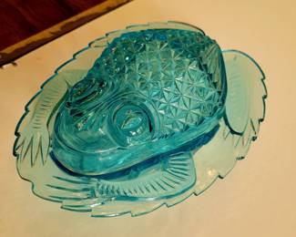 Bryon Higbee covered frog candy dish