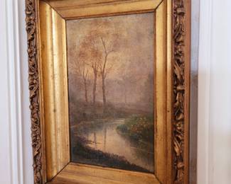 Small 19th century oil painting