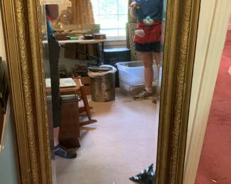 #62	Gold Bevel Mirror - 26x48	 $50.00 
