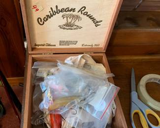 #49	Cigar Box of Lures	 $20.00 
