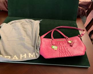 #19	Brahmin Pink Shoulder Bag w/dust bag 	 $70.00 
