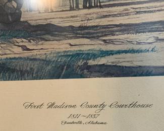 #30	First Madison Cty. Courthouse by CE Monroe 100 of 300	 $75.00 
