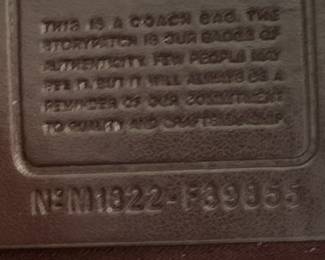 #13	Coach Tan Leather Shoulder Bag/Clutch	 $40.00 
