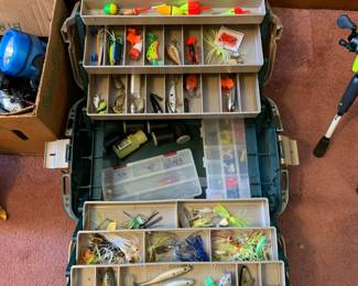 #50	PlanoTackle Box of Lures/Line	 $30.00 
