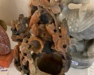 #92	Soapstone Carved Vase	 $20.00 
