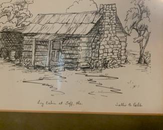 #71	4 Pen and Inks by Sally B Cobb   100 of 100	 $75.00 
