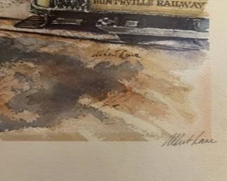 #88	Albert Lane "Cotton and Lawyer Row" 100 of 500 Print Framed - 32x26	 $75.00 
