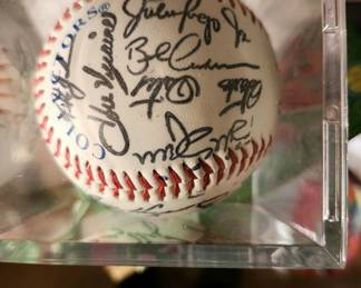 Astros 1990s team signed ball