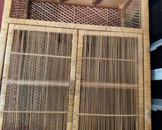 Rattan cabinet