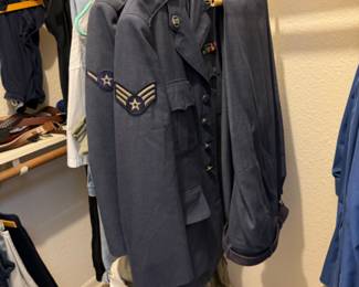 Vintage Air Force Uniforms 