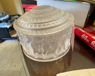 Lalique Infant Dresser Jar