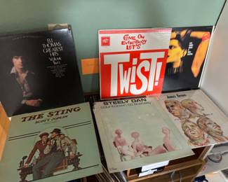 Nice collection of record albums 
