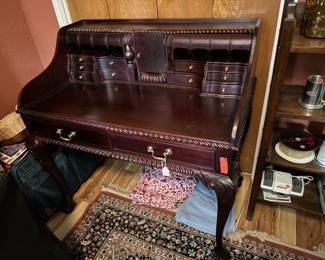 Antique Chippendale Escritoire Secretary Desk 