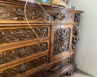 Griffin engraved hutch $10,000