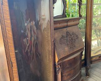 Antique secretary desk