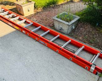 24' fiberglass extension ladder...