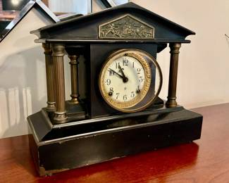 Iron Empire temple style mantle clock (working)...