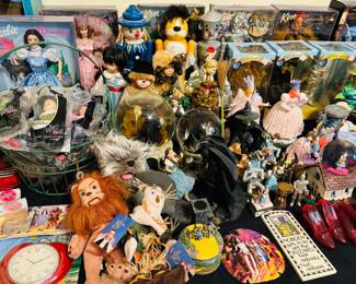 HUGE collection of "The Wizard of Oz" collectibles...