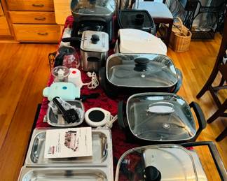 Large selection of counter-top appliances...