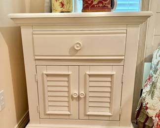 Haverty’s Coastal Cottage bedside chest, one of pair