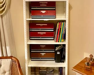 Extensive catalogued DVD and CD collection