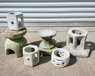 Cement garden items
