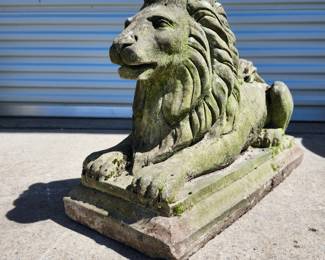 Fantastic cement lion