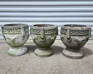 Trio of cinema planters
