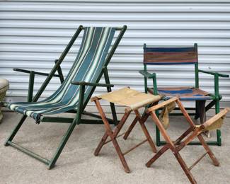 Vintage camp furniture
