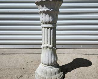 Concrete pedestal or stand