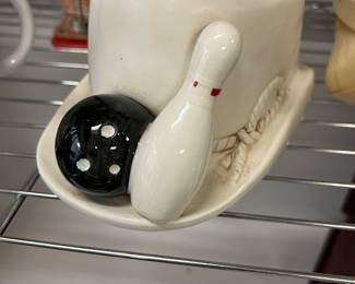 vintage bowling pin vase